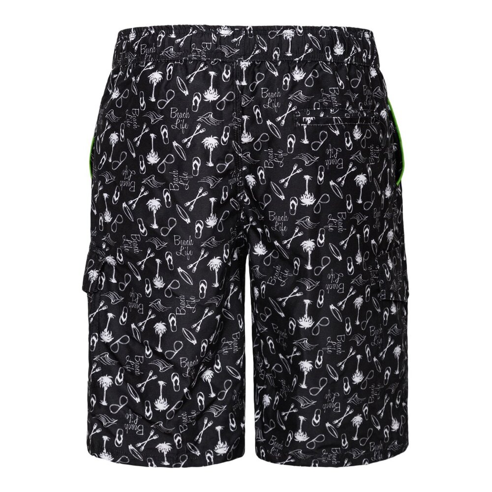 Men's Swim Trunks Mesh Liner Beachwear with Pocket 10" Inseam Size S - Picture 2 of 6